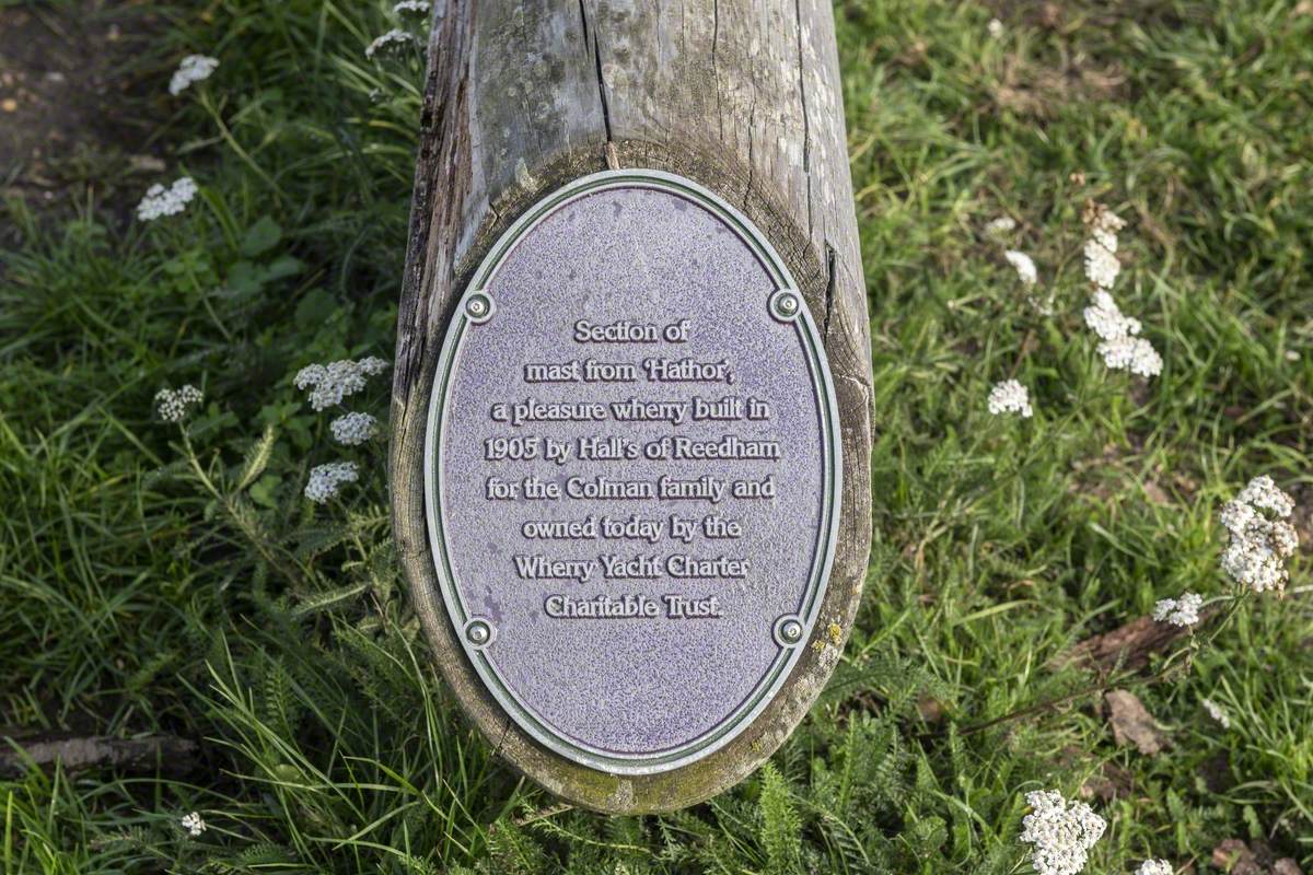 Bench from the Mast of the Wherry 'Hathor'