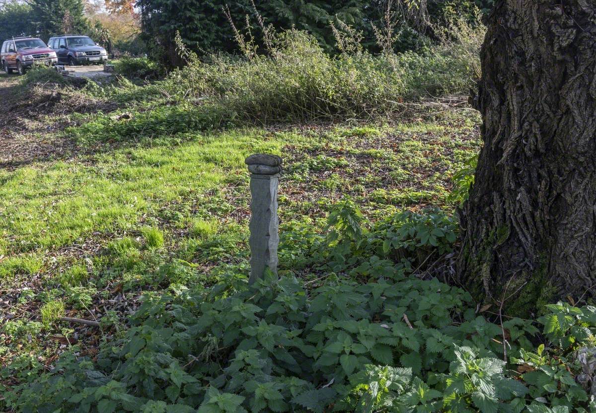 Posts on the Footpath to Pye's Mill with Dropped Shopping