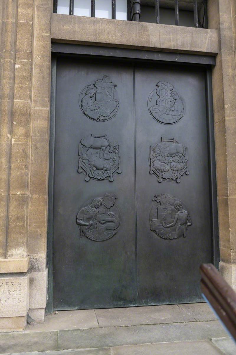 Bronze Doors to City Hall