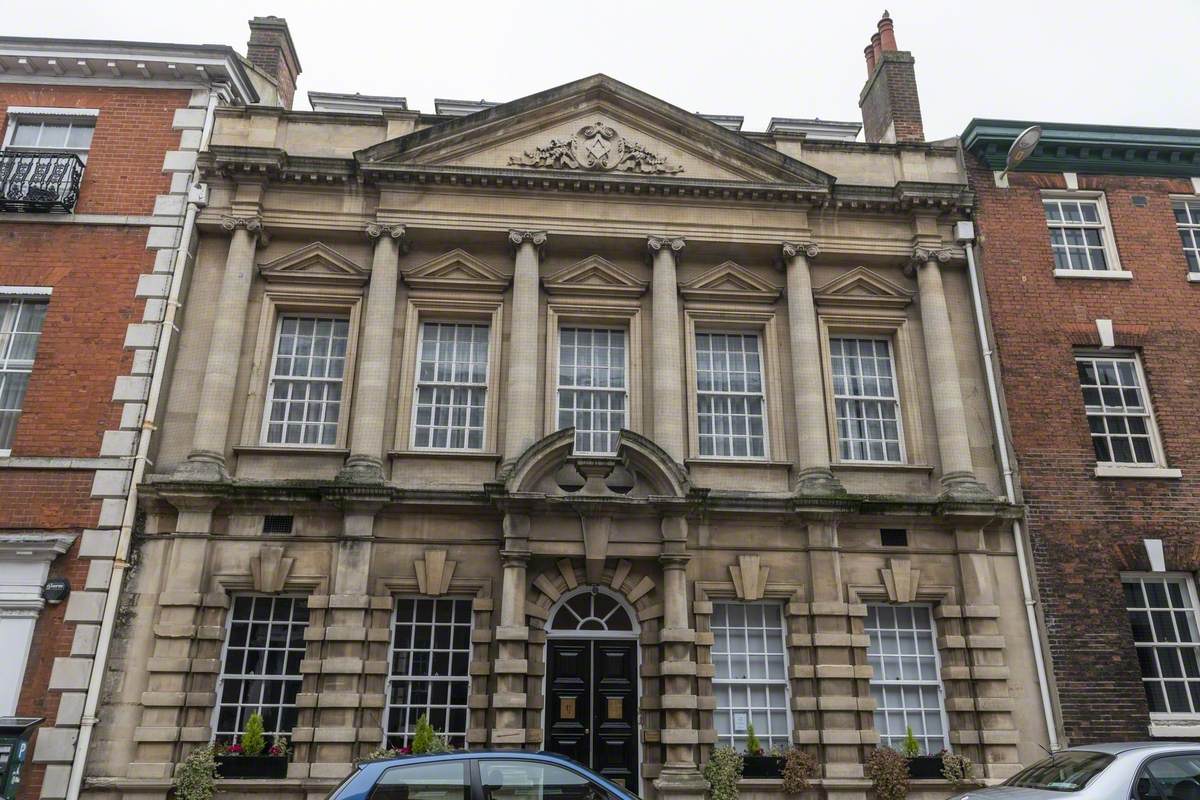 Pediment of Masonic Hall