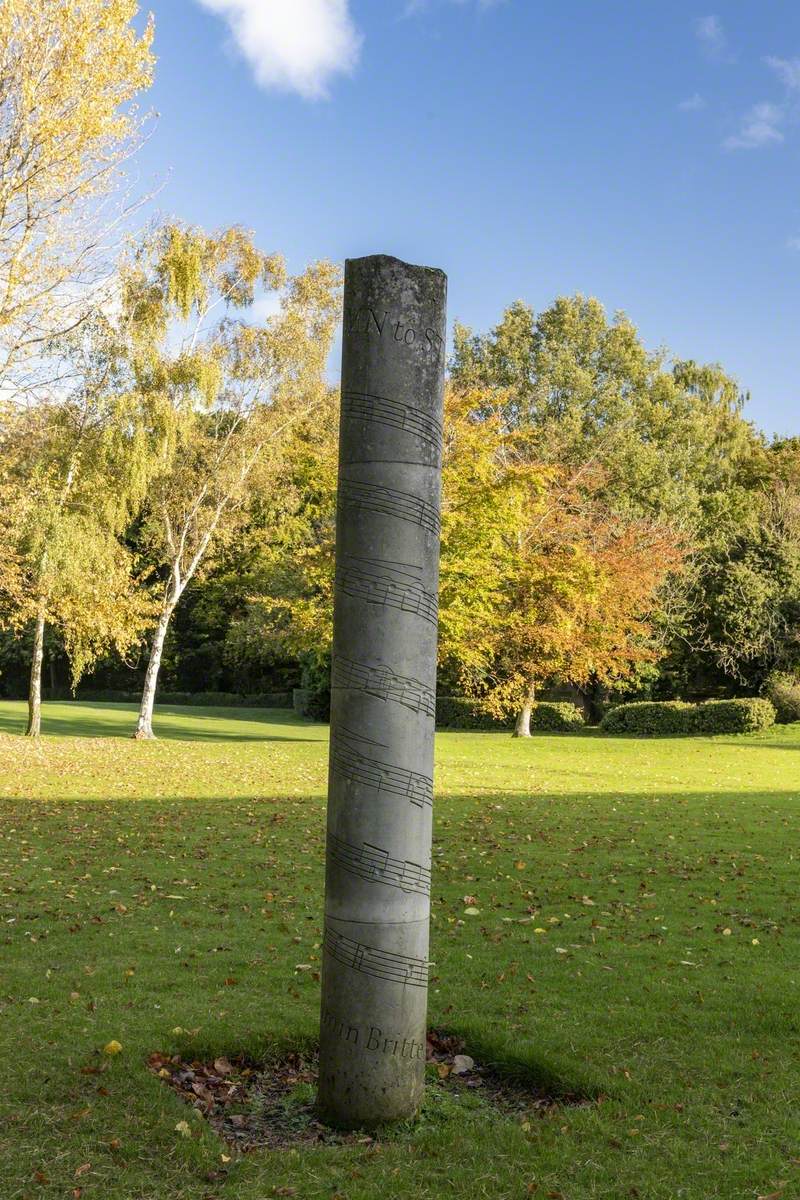 Memorial to Benjamin Britten (1913–1976)