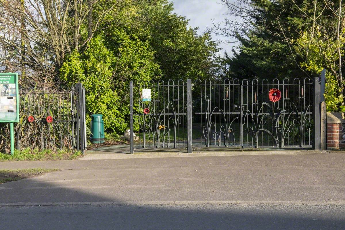 Gates to St Clement's Park