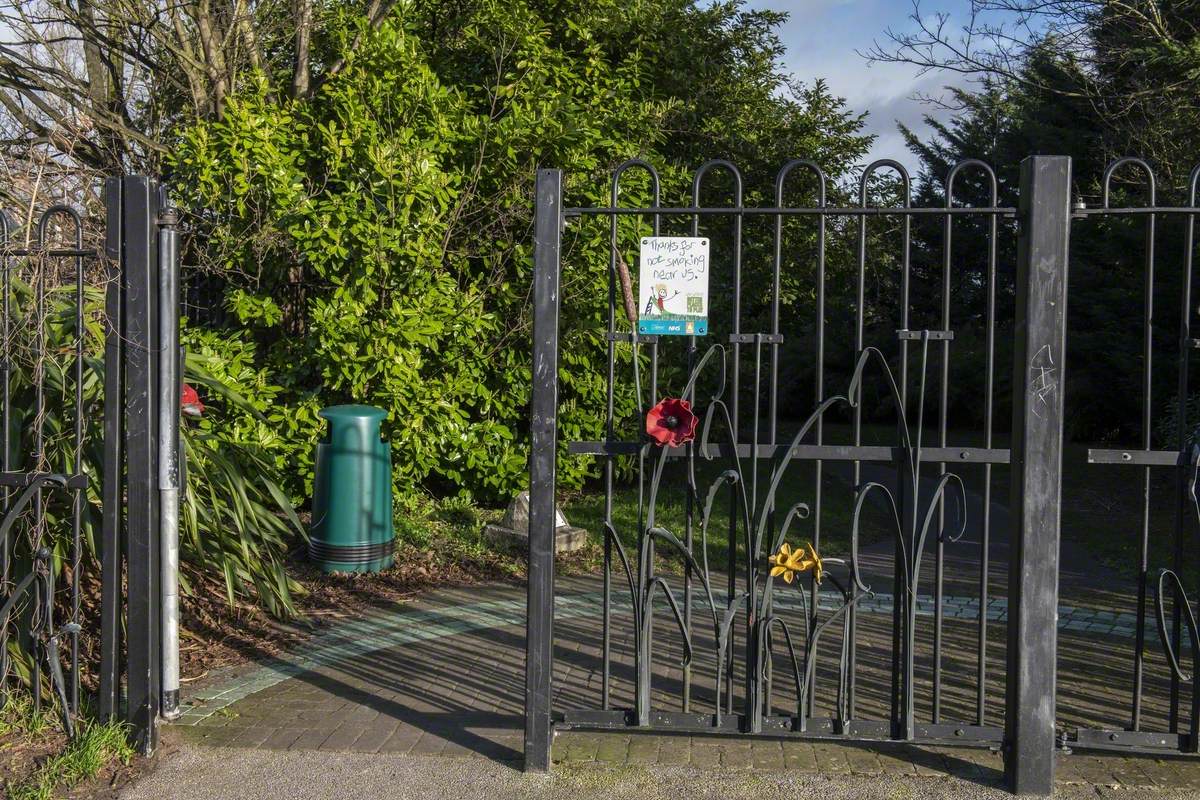 Gates to St Clement's Park