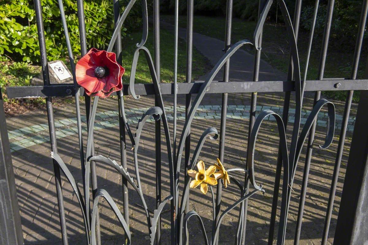 Gates to St Clement's Park