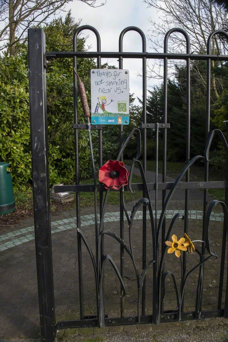 Gates to St Clement's Park