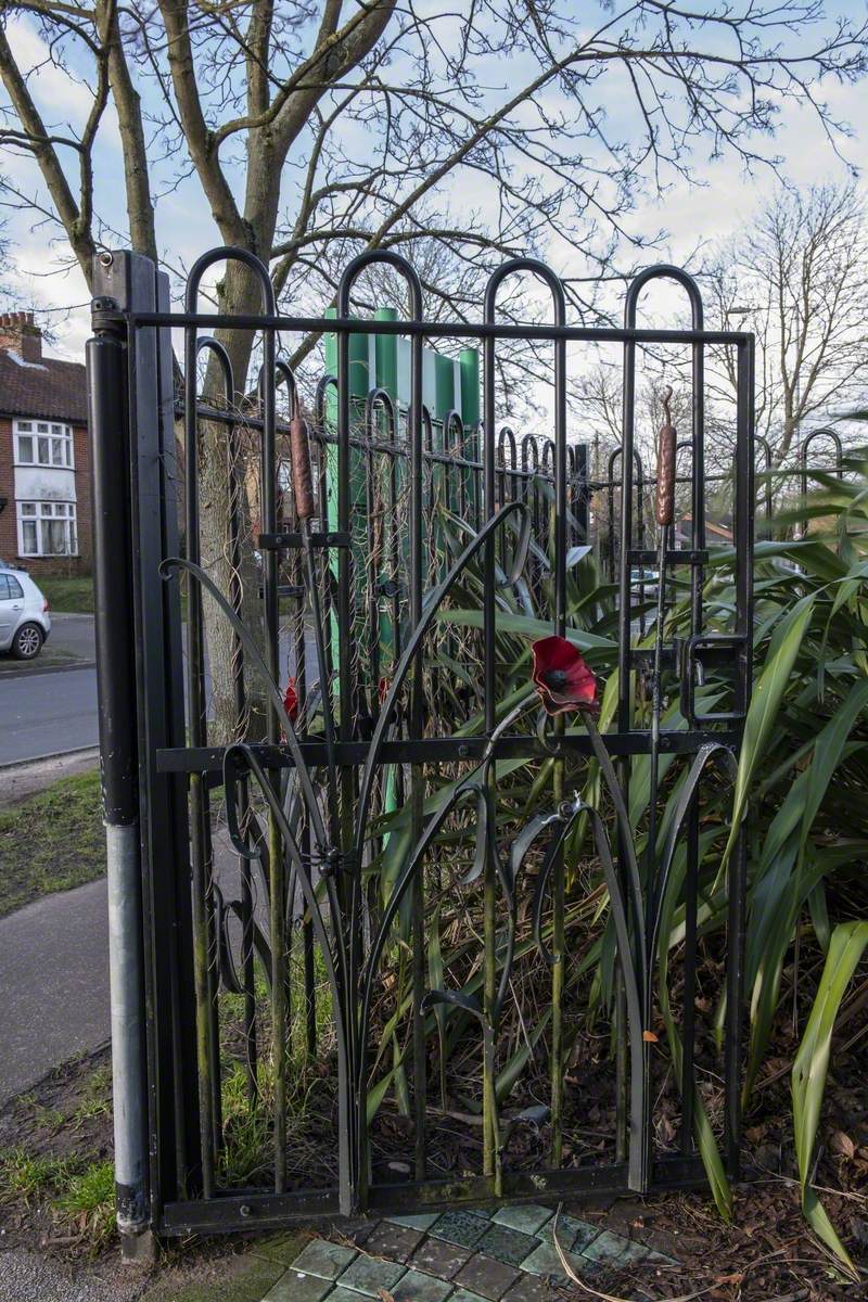 Gates to St Clement's Park