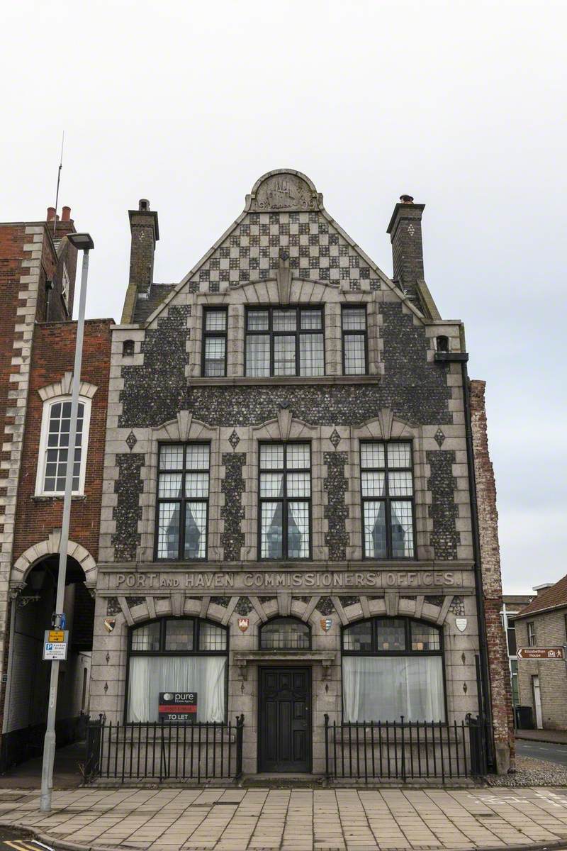 Gable with Steam Fishing Boat