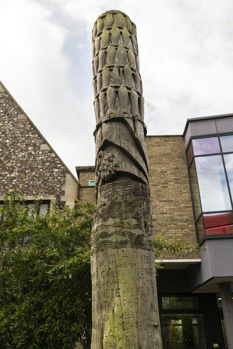 Totem and Planters