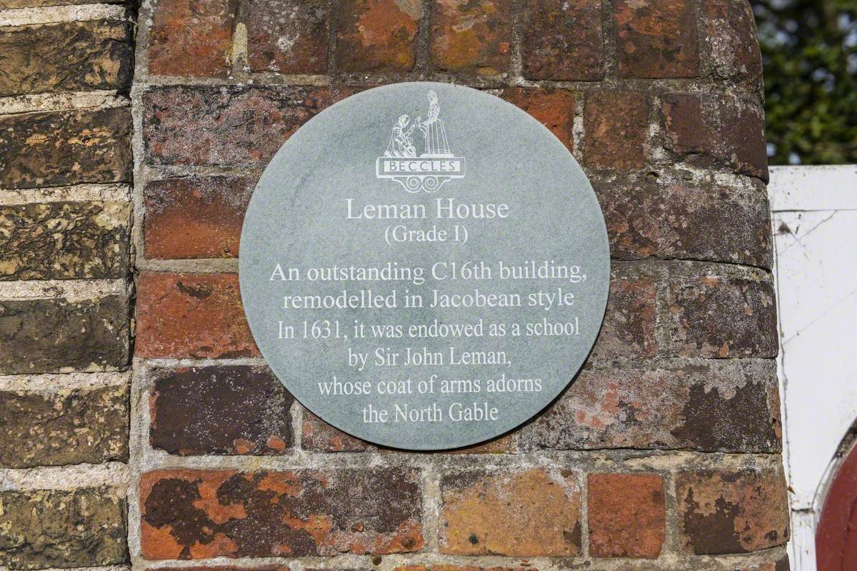 Leman House Plaque