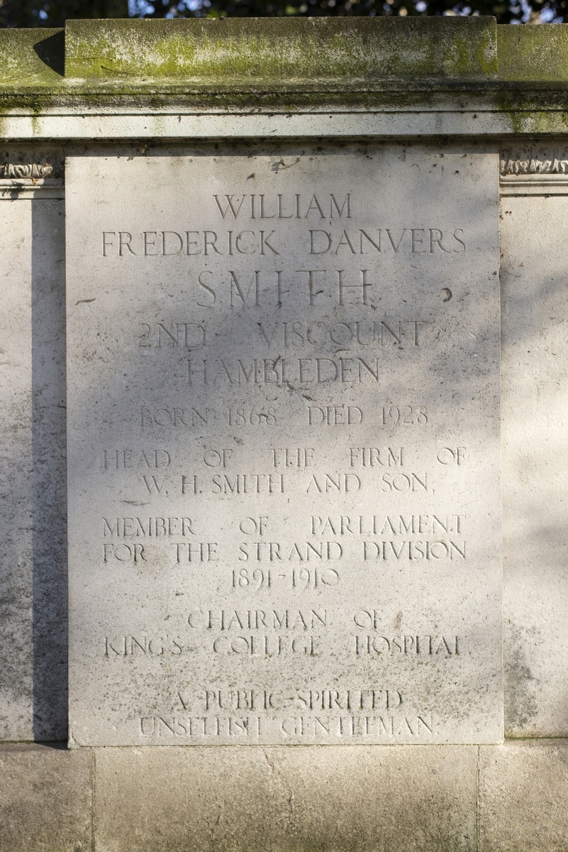 Memorial to William Frederick Danvers Smith