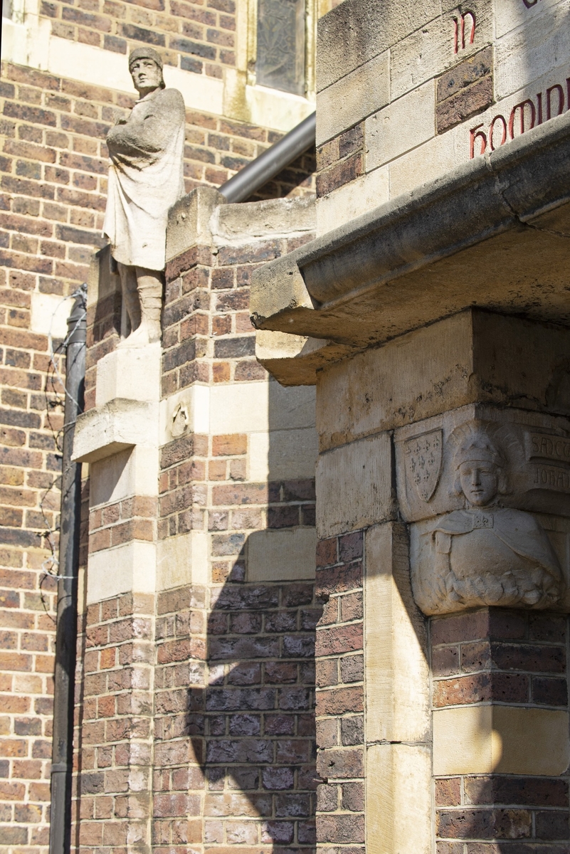 Calvary, Saint Joan, and Saint George with Reliefs