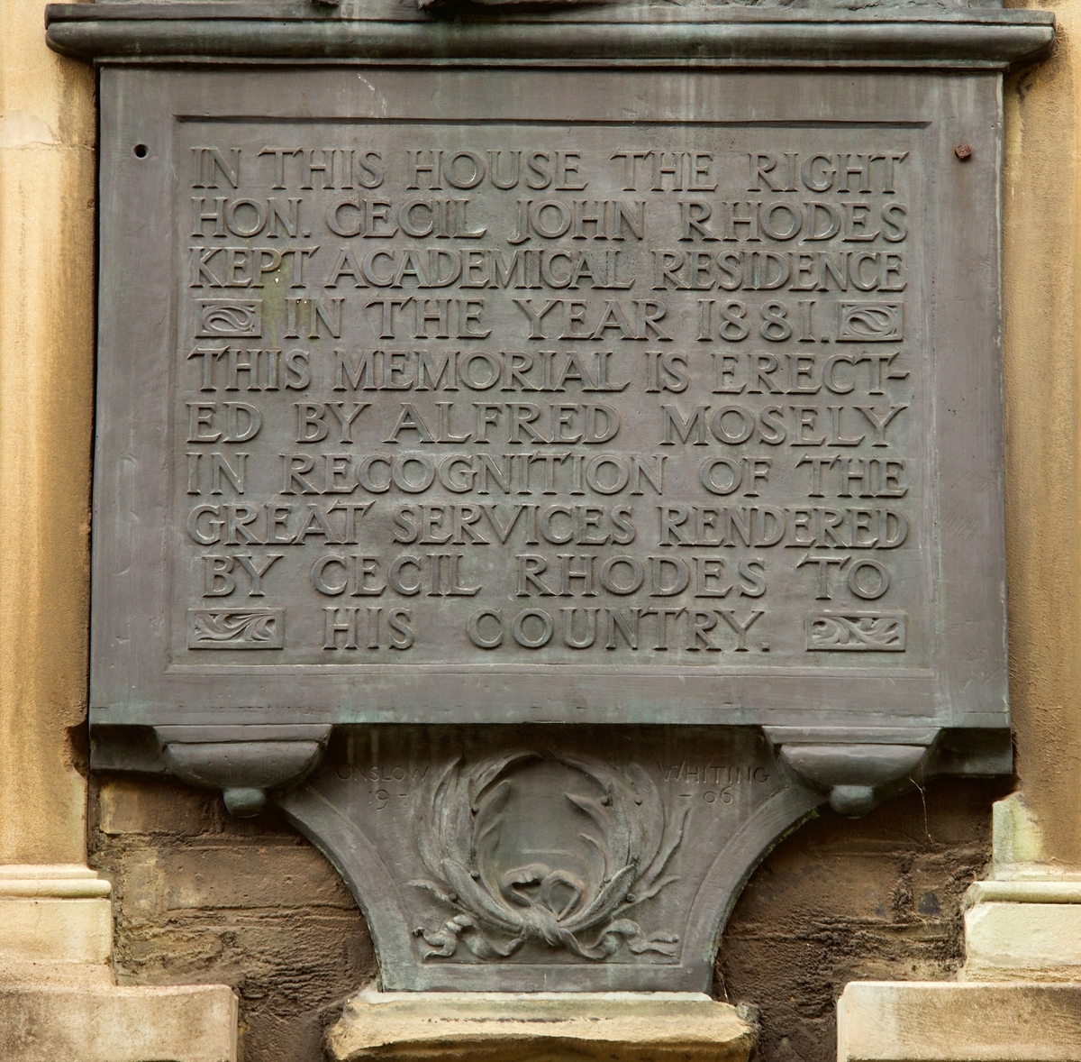 Cecil Rhodes (1853–1902) Memorial