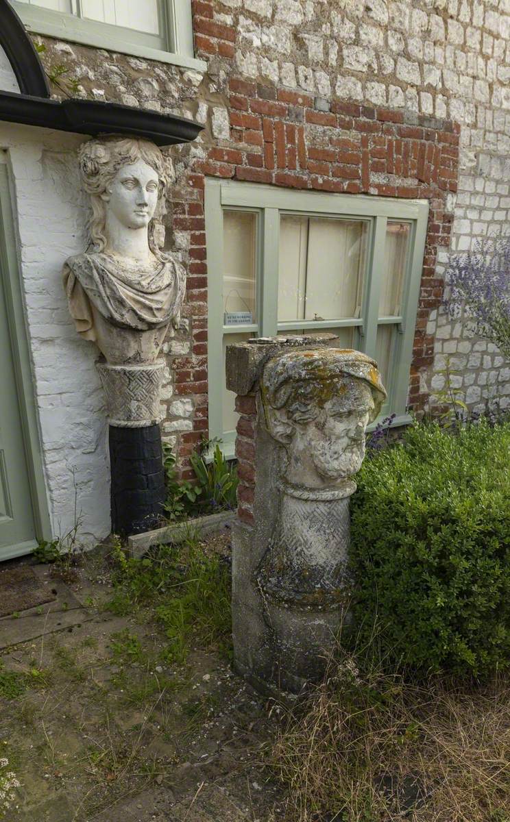 Scuptural Heads from Holkham Hall Mount
