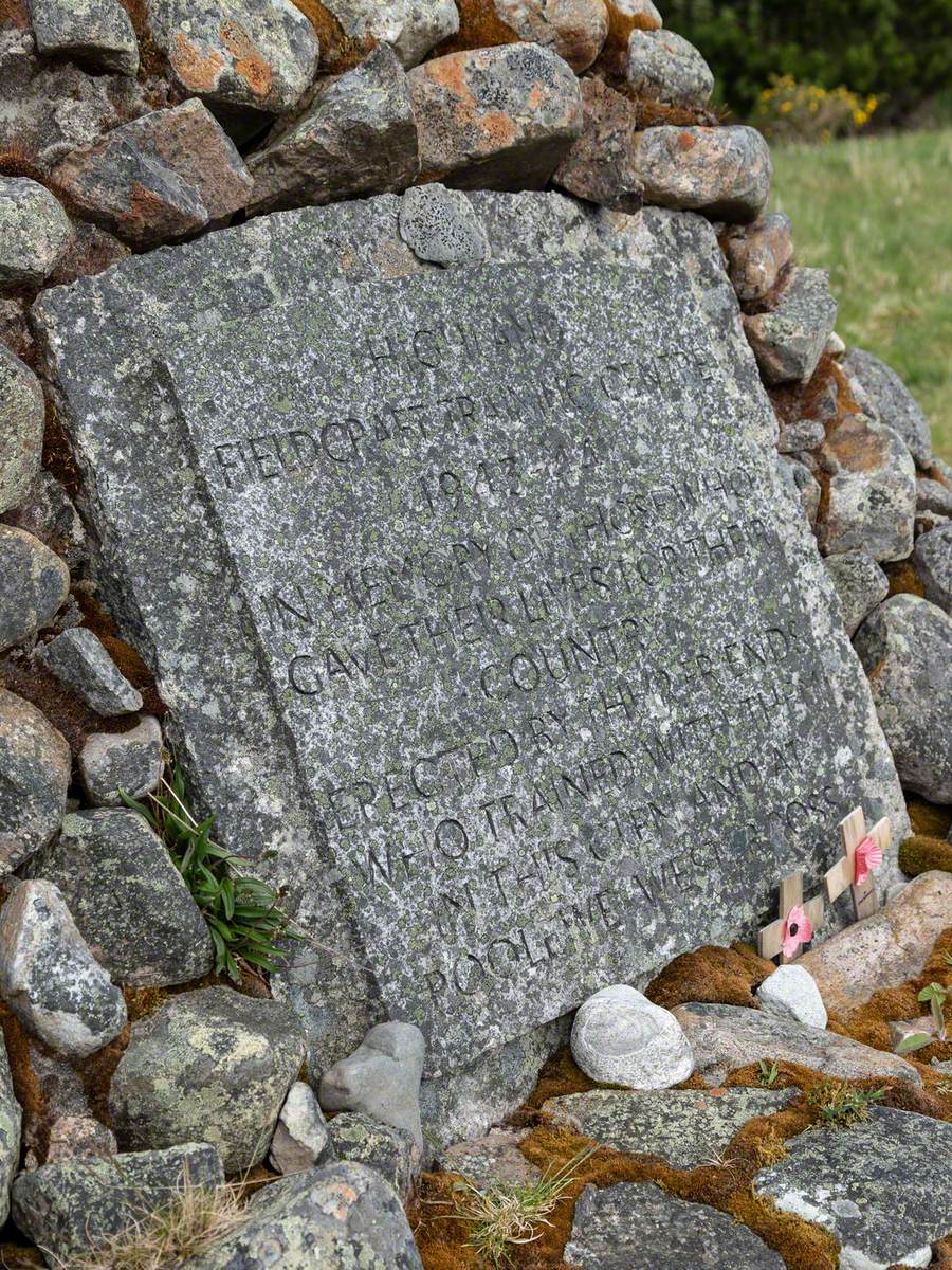 Highland Fieldcraft Training Centre Cairn