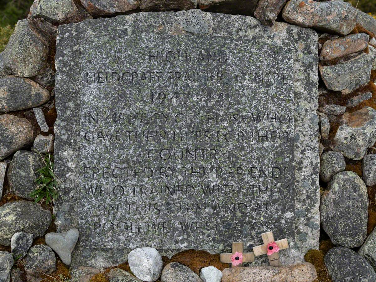 Highland Fieldcraft Training Centre Cairn