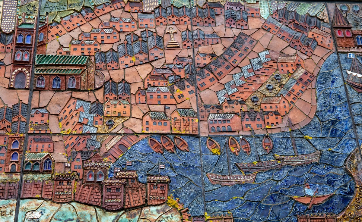 Ceramic Panel of Plymouth Buildings