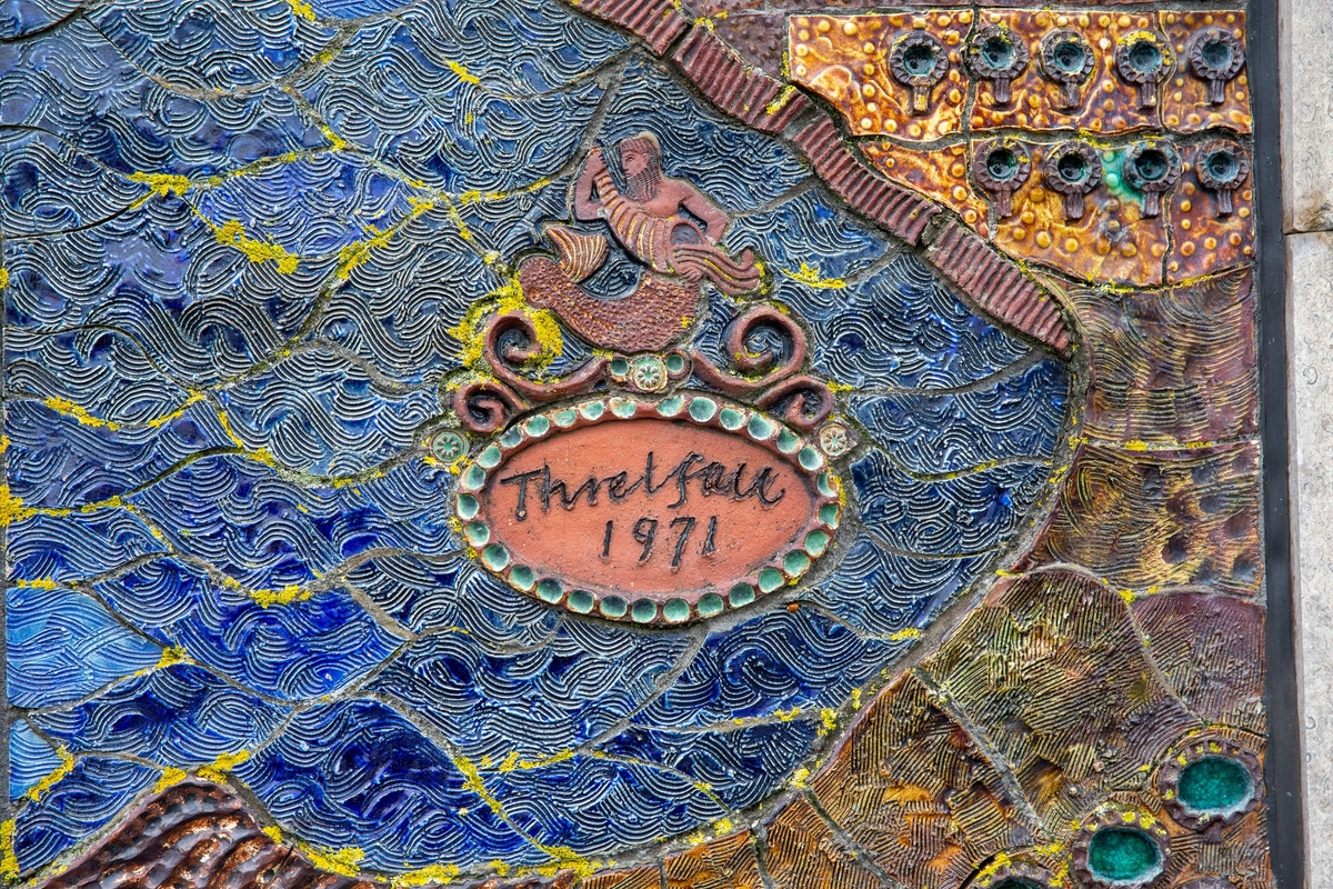 Ceramic Panel of Plymouth Buildings