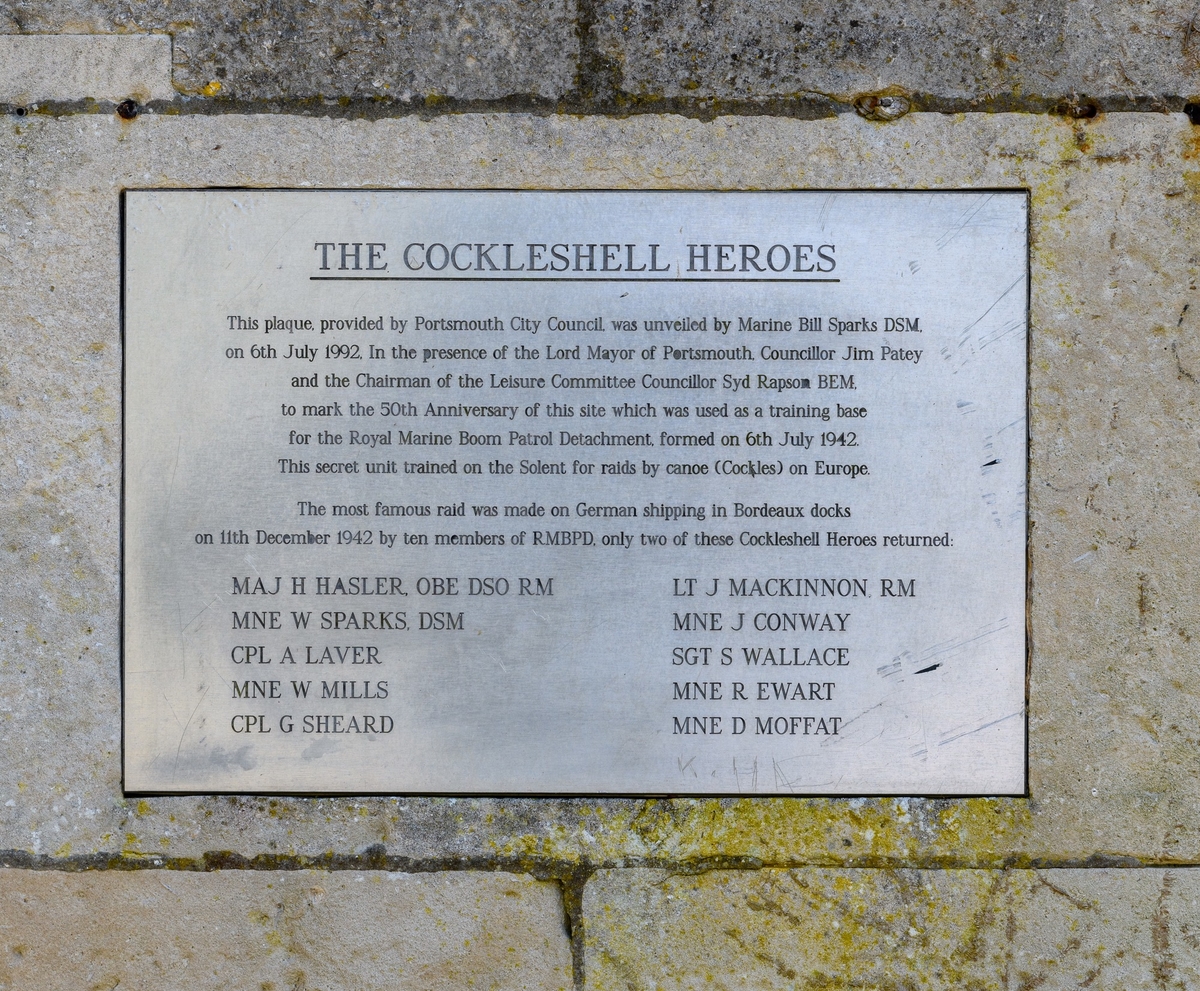 Cockleshell Heroes Memorial