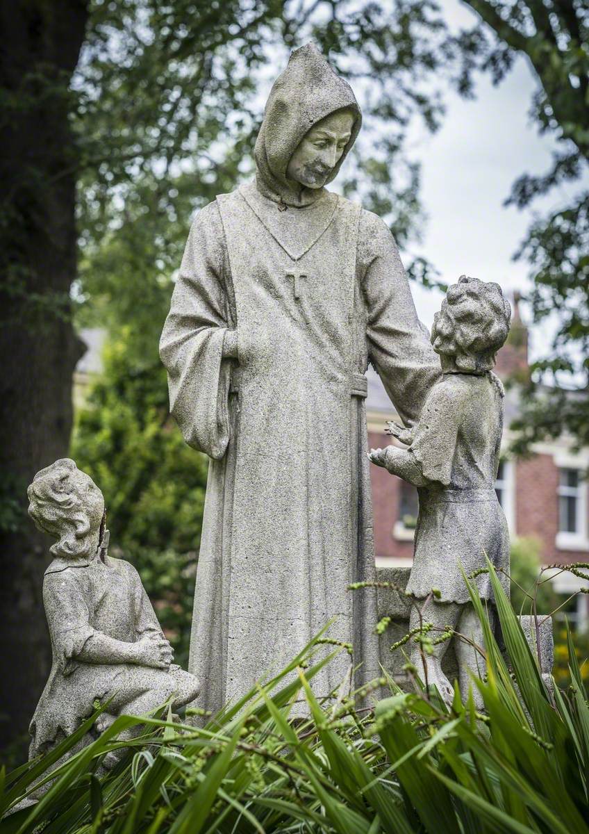 Monk with Children*