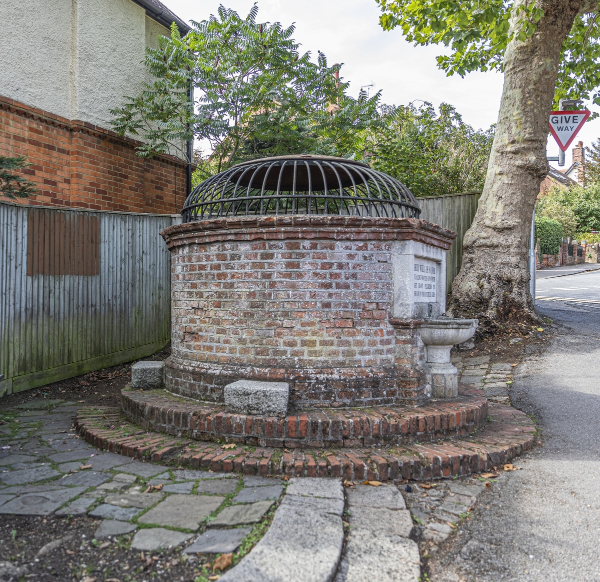 St Anne's Well Head and Drinking Bowl