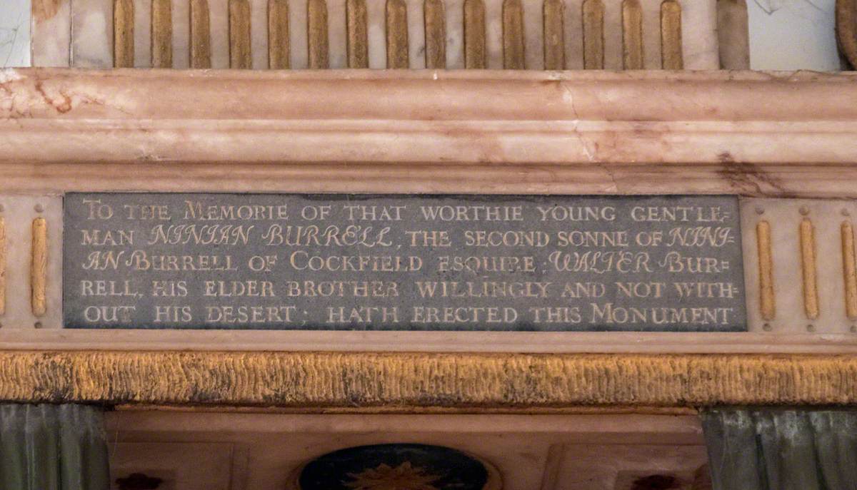 Monument to Ninian Burrell (1540–1614)