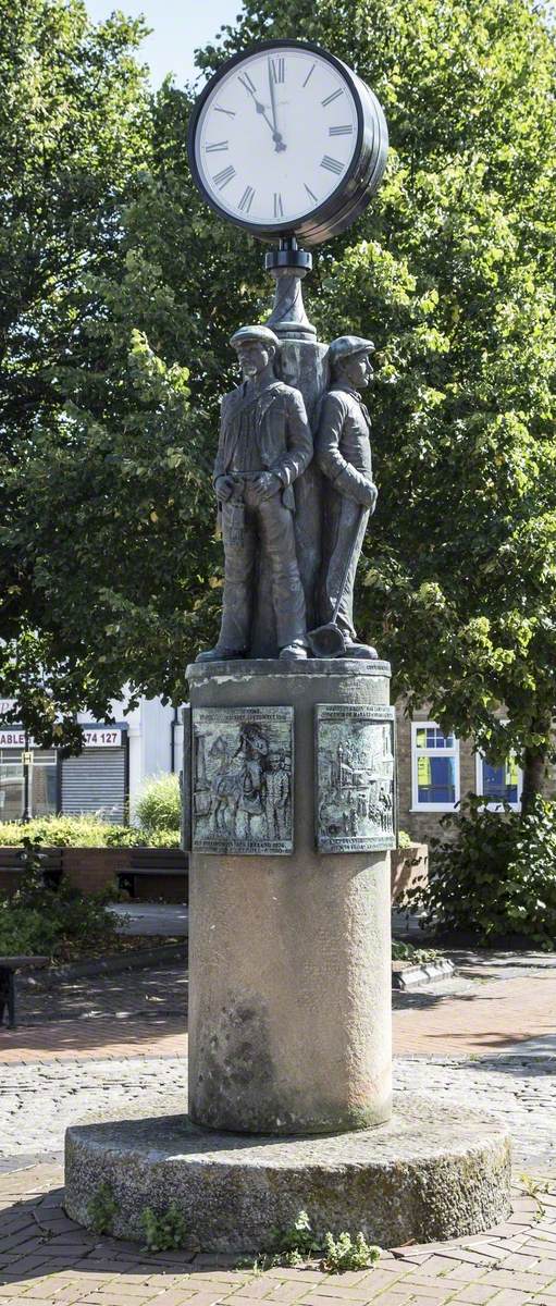 Statue of Three Industrial Workers