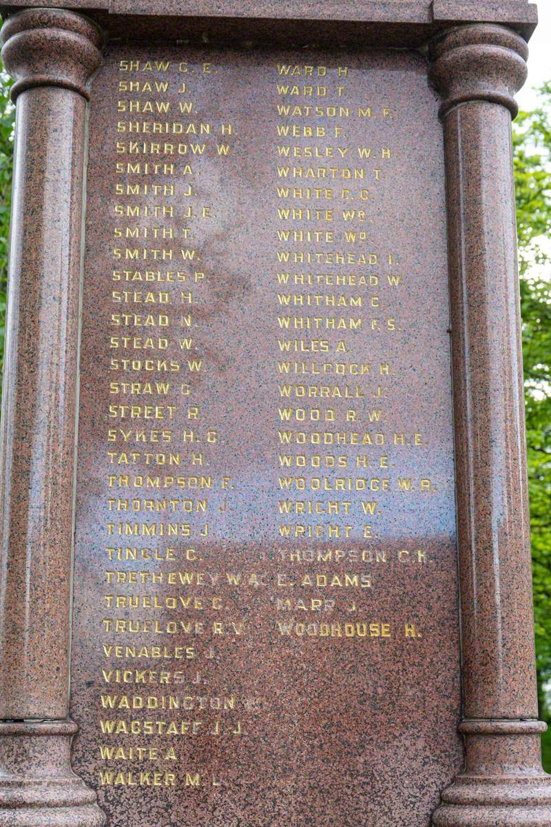 Mexborough War Memorial