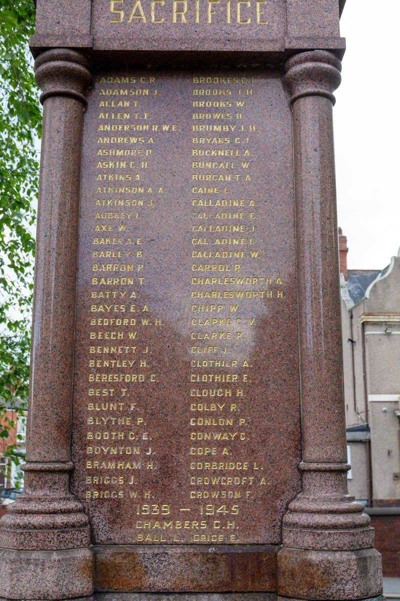 Mexborough War Memorial