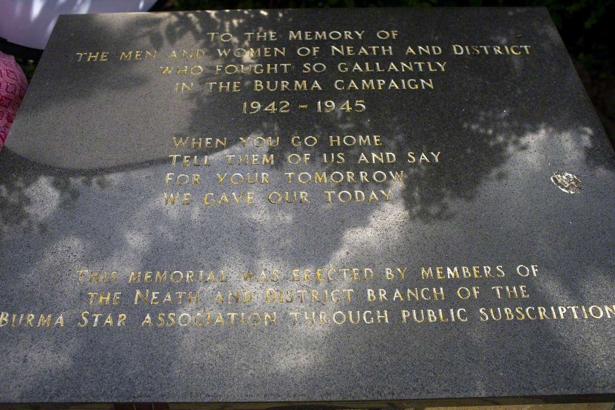 Neath Burma Star Memorial