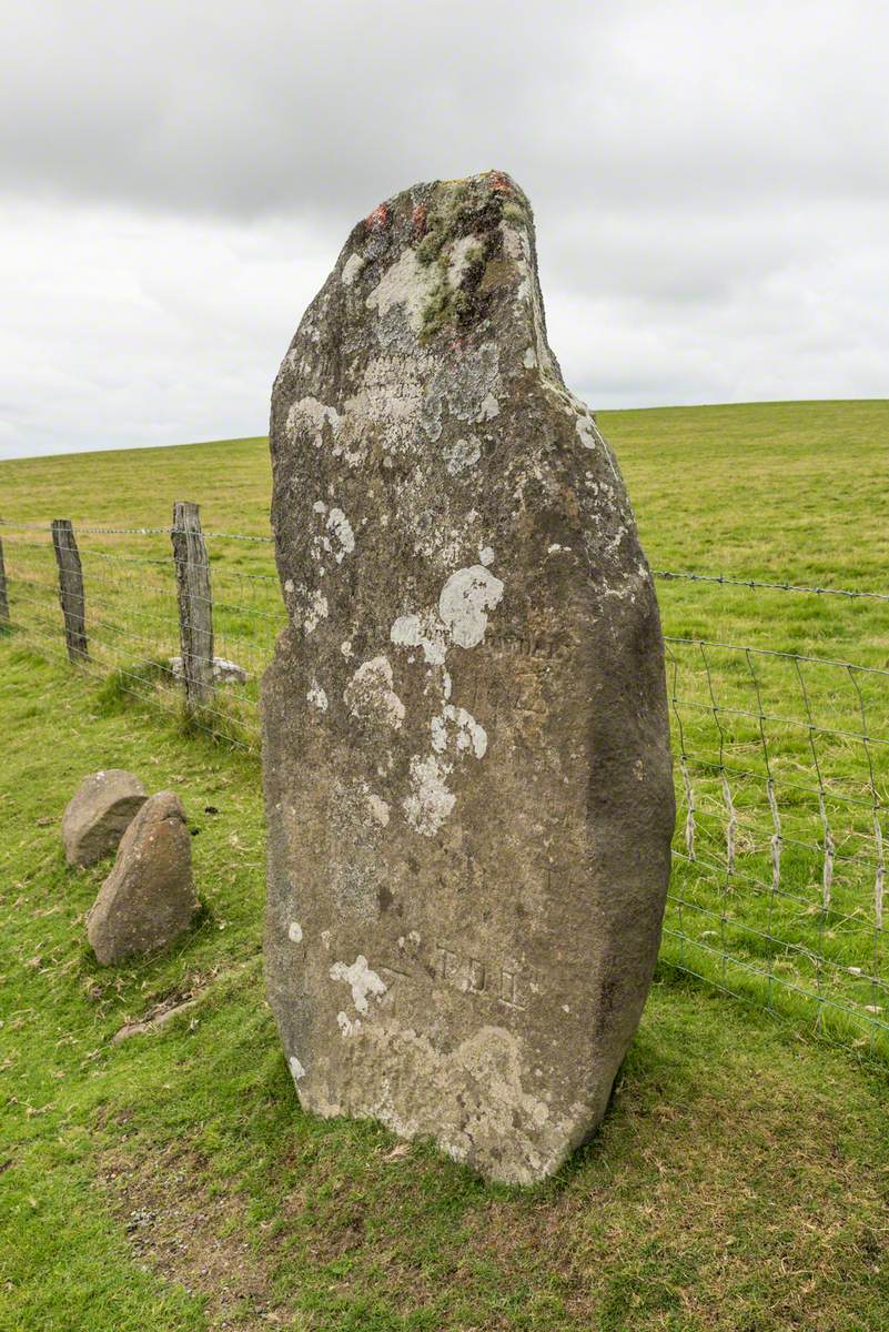Bedd Morris Standing Stone Art UK