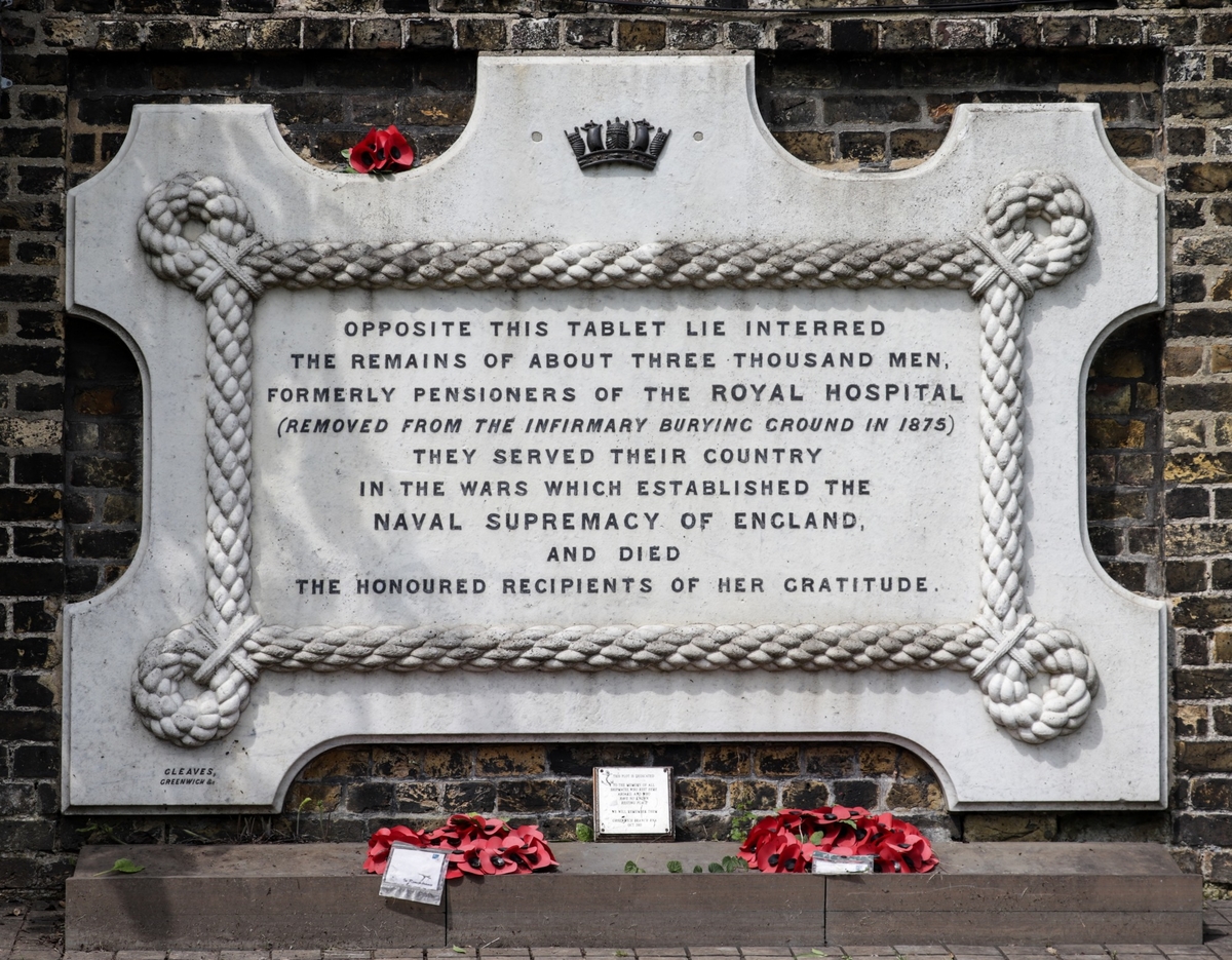 Royal Hospital Cemetery Memorial Plaque