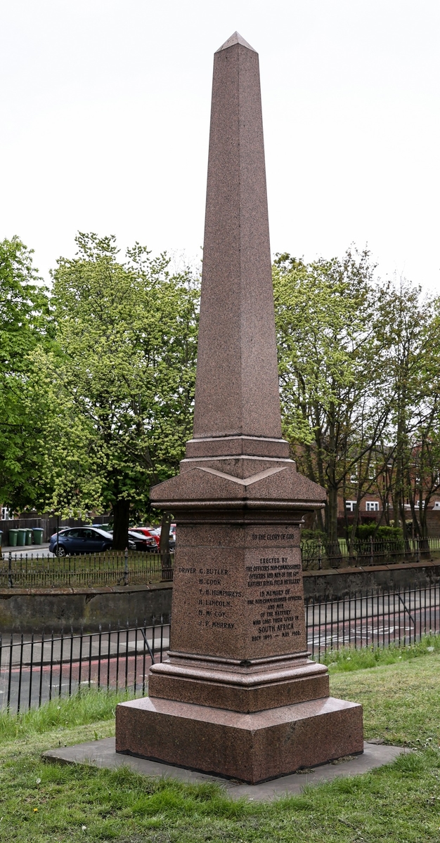 61st Battery Royal Field Artillery Boer War Memorial 