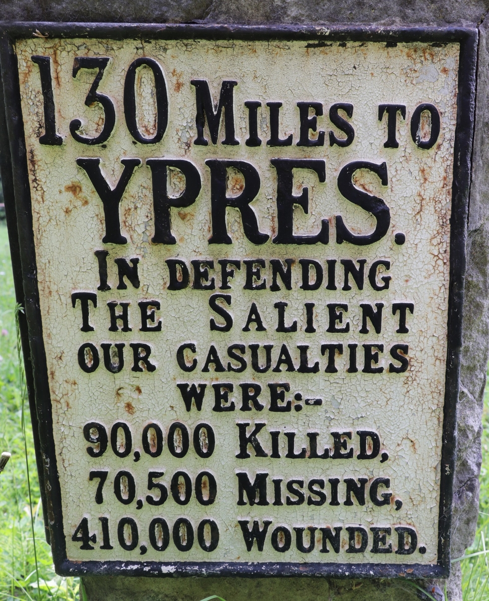Ypres Memorial Milestone