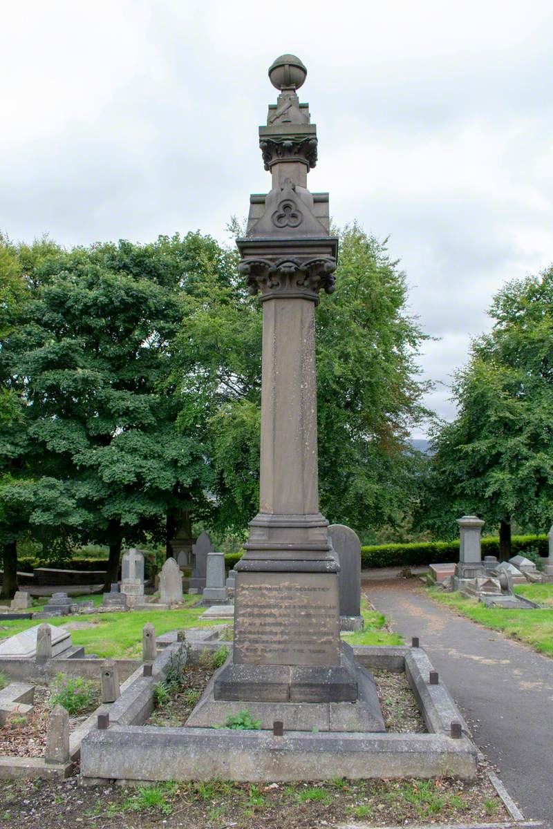 Memorial to Lawrence Earnshaw (1707–1767)