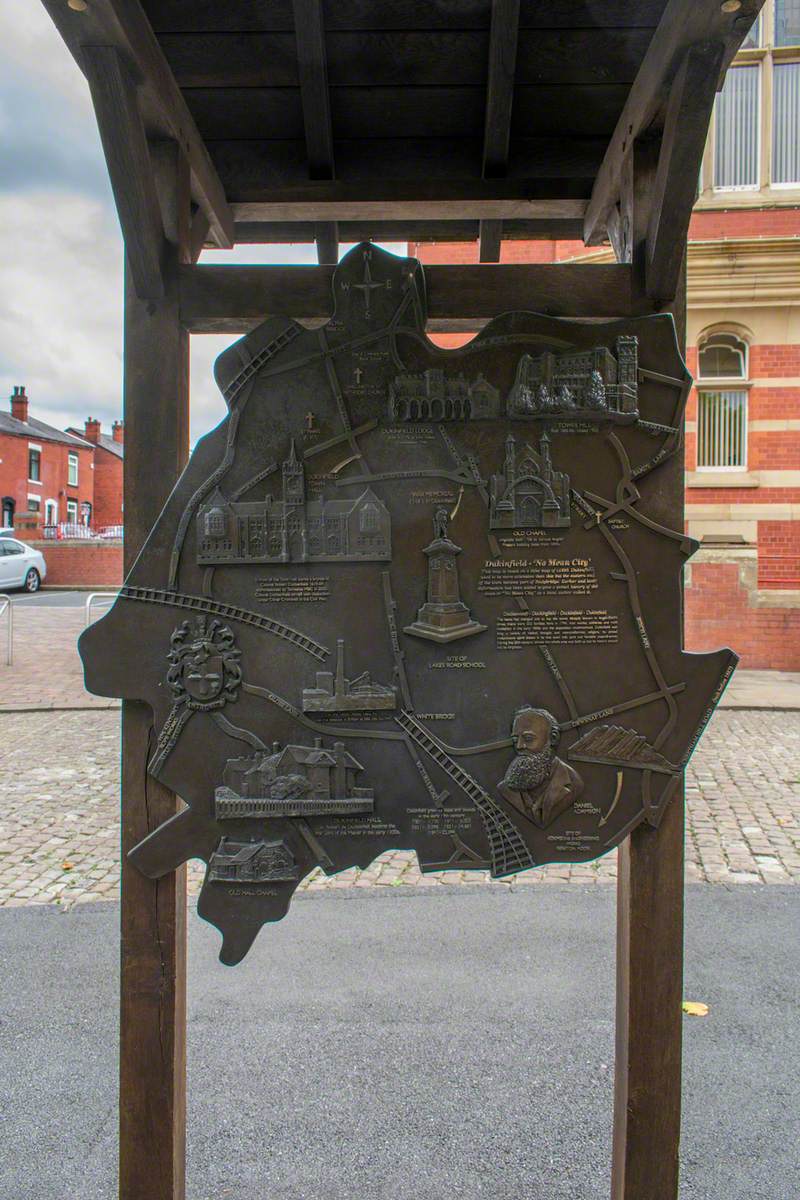 Dukinfield Bronze Heritage Map