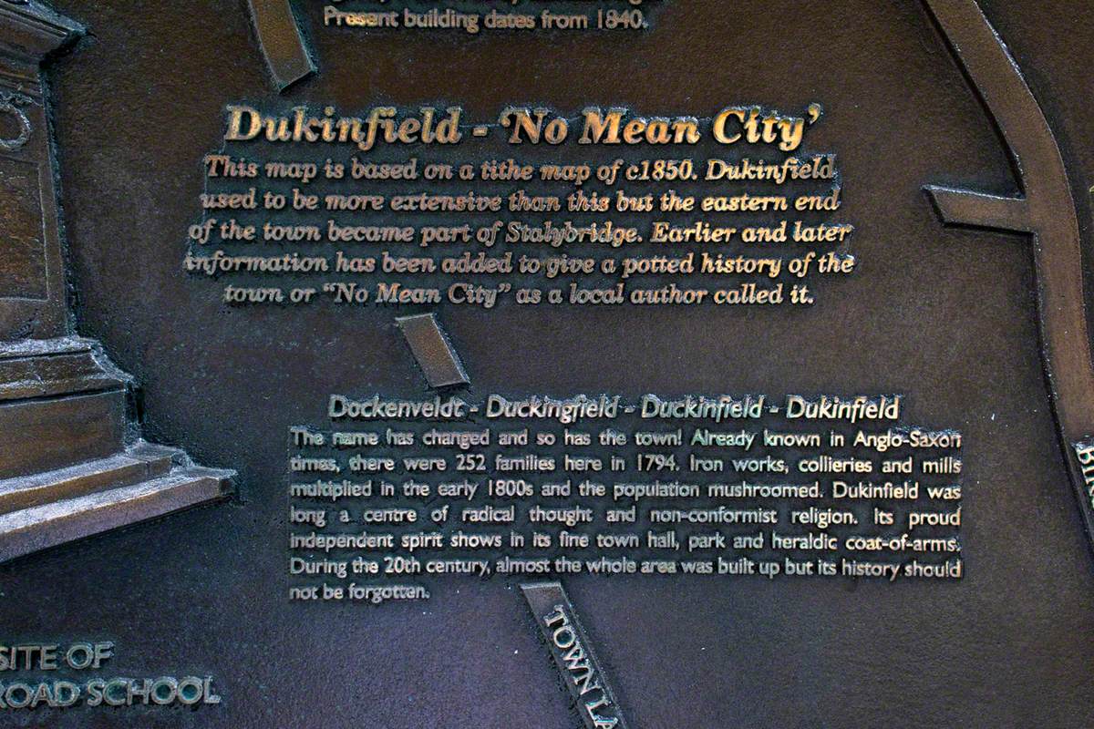 Dukinfield Bronze Heritage Map