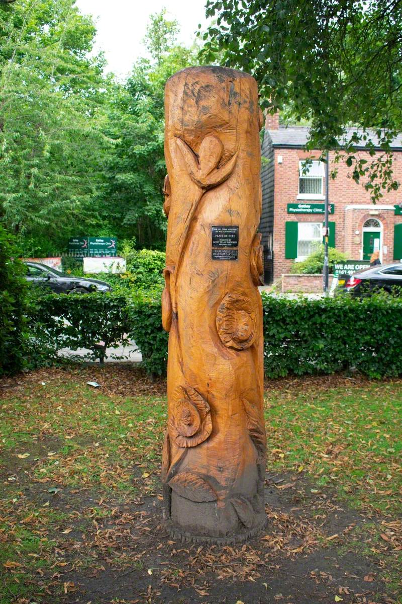 Gatley War Memorial Carving