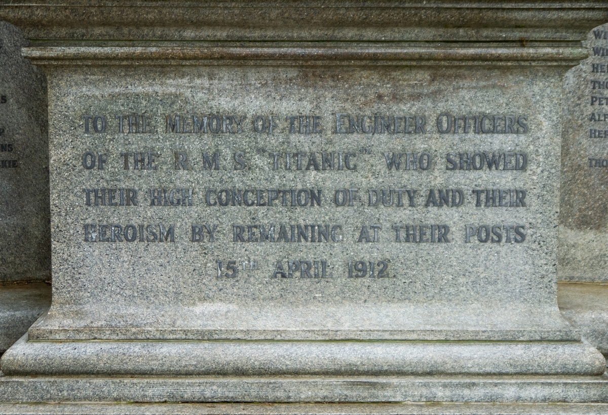 'Titanic' Engineers Memorial