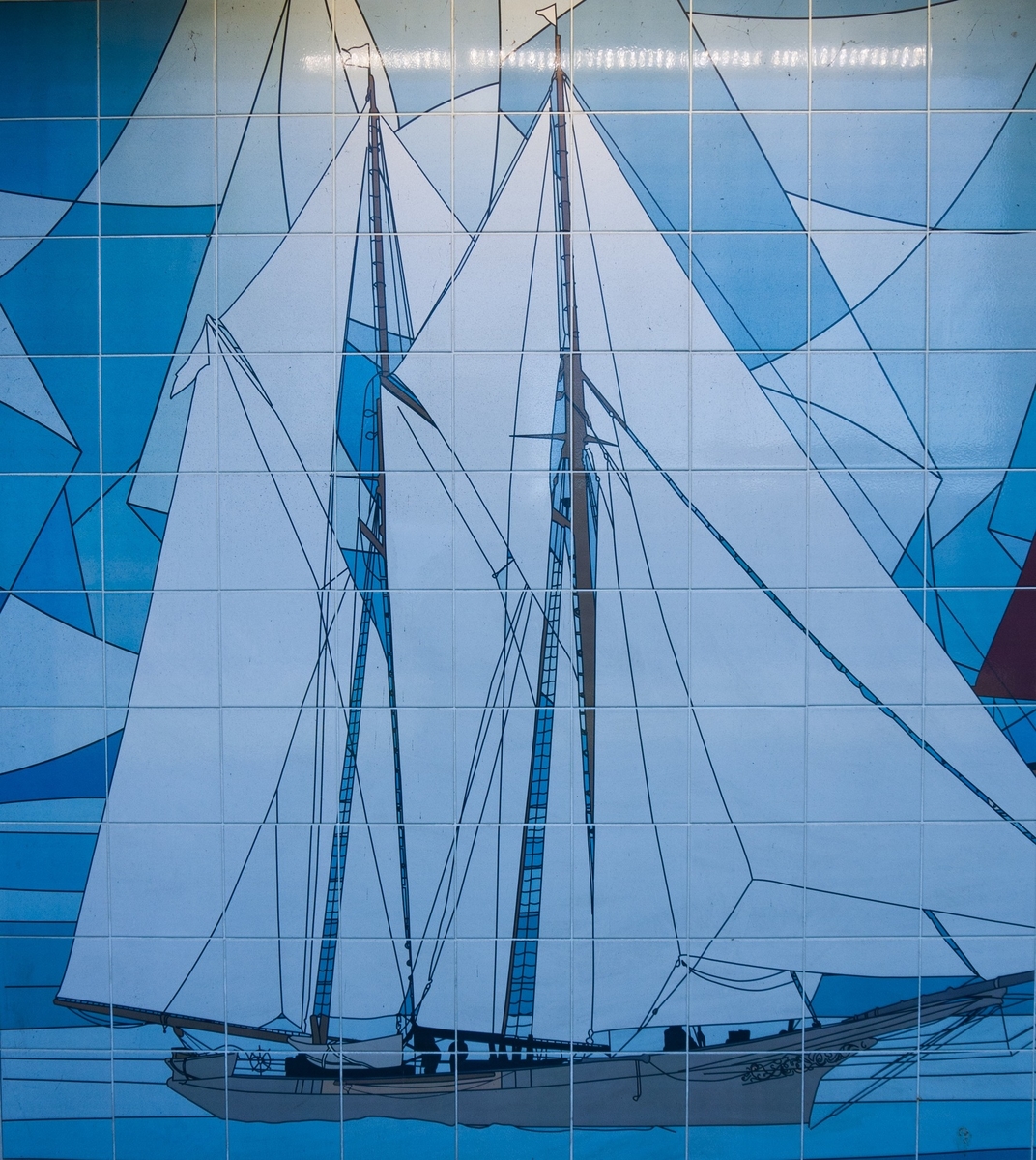 Sailing in Southampton Mural