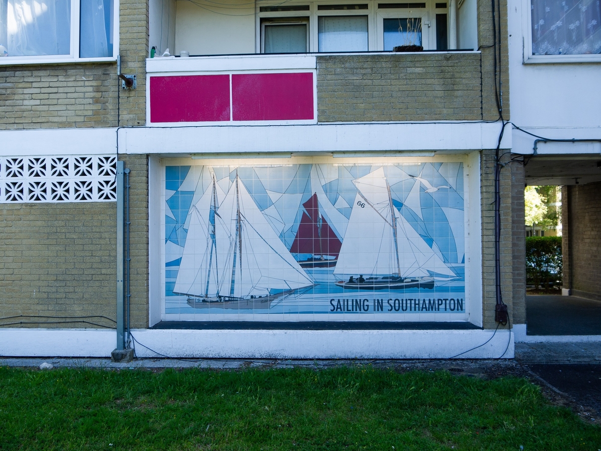 Sailing in Southampton Mural