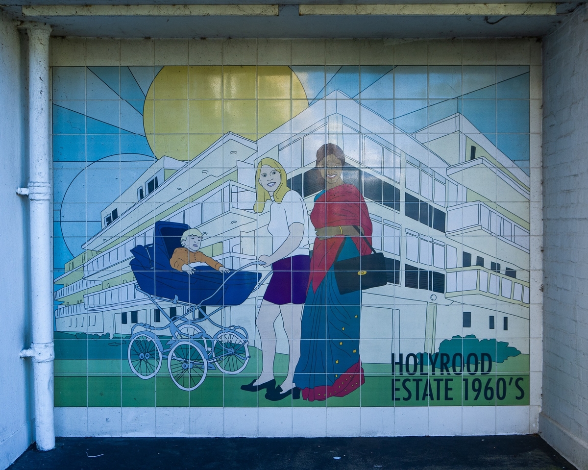 Holyrood Estate 1960s Mural