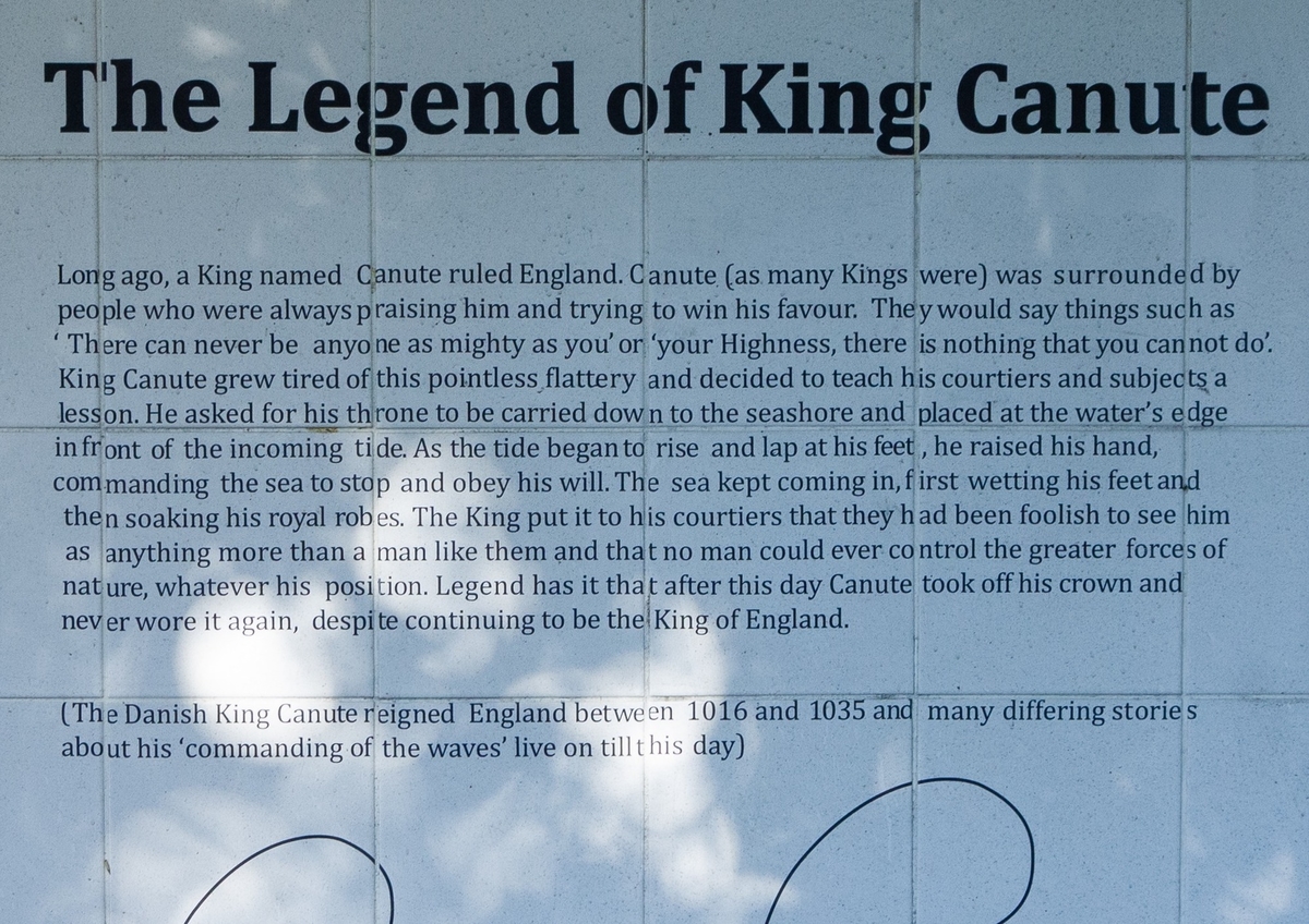 The Legend of King Canute Mural
