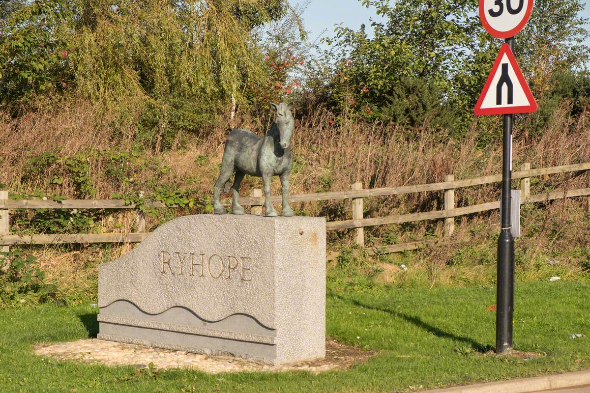 Pit Pony, Ryhope Gateway Signs