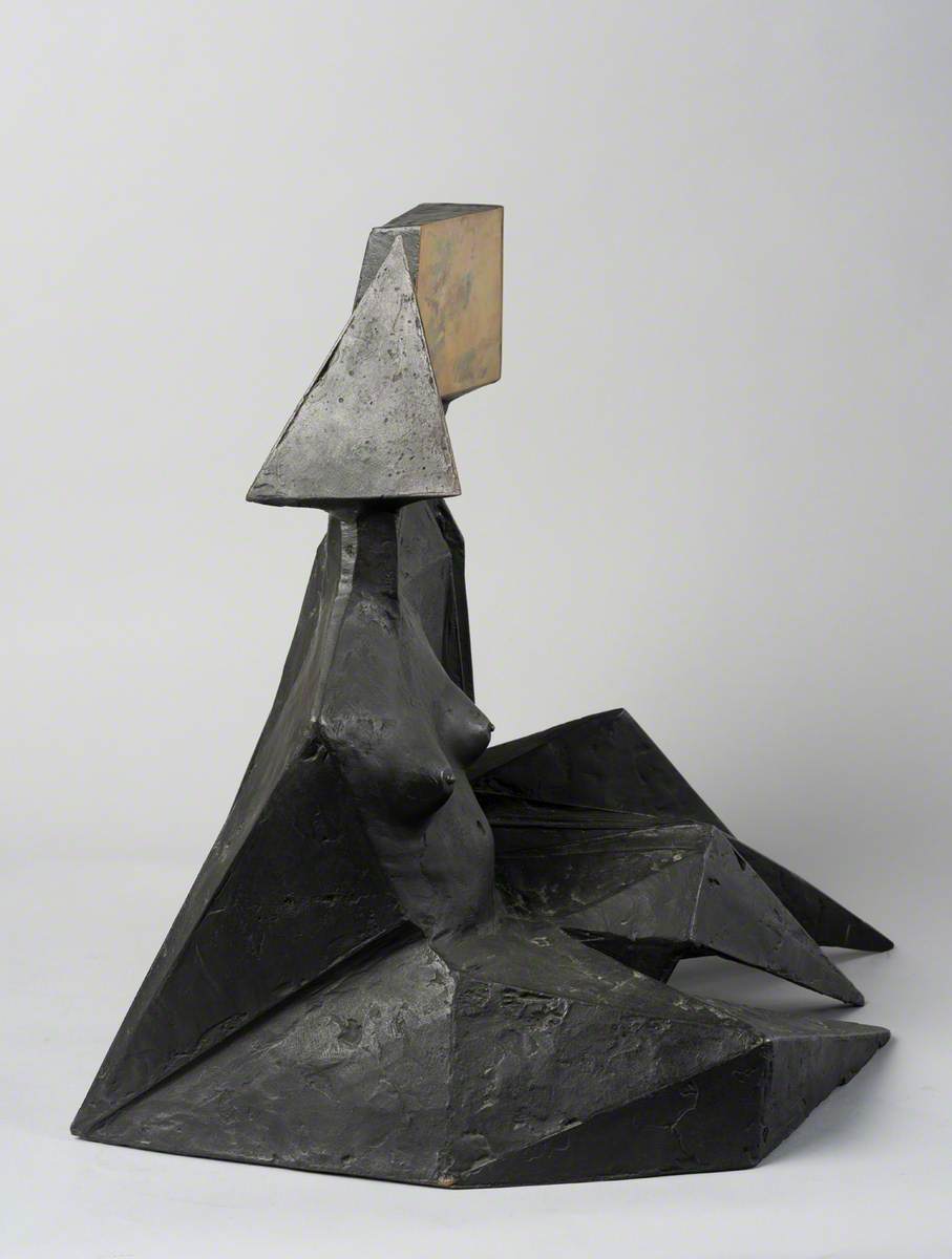 Pair of Sitting Figures V