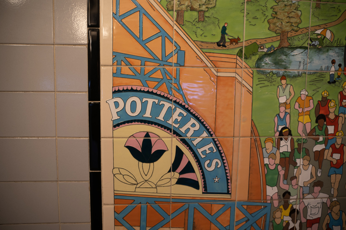 Stoke-on-Trent Railway Station Murals