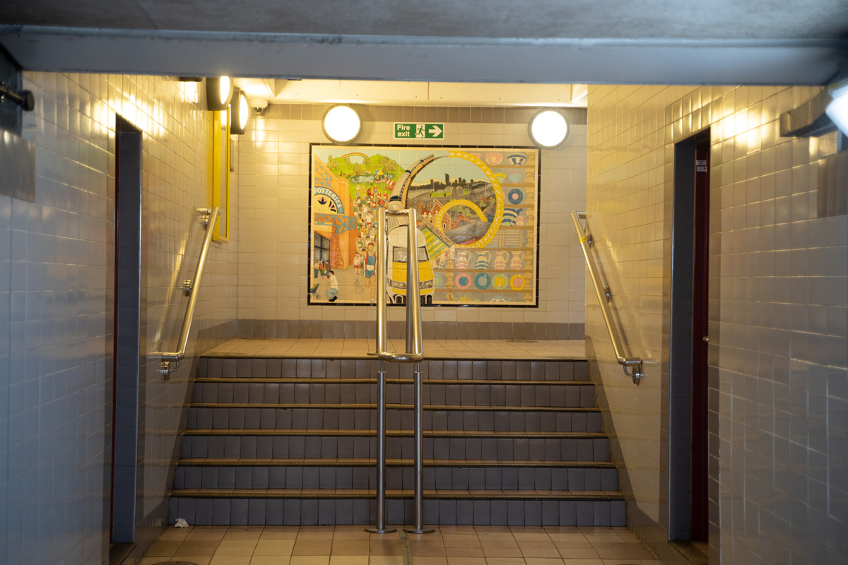 Stoke-on-Trent Railway Station Murals