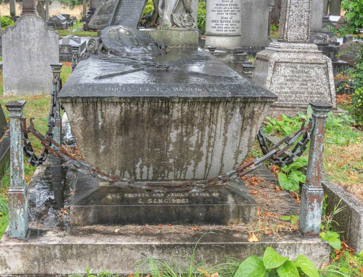 Tomb of Barbe Maria Theresa Sangiorgi (1834–1893)