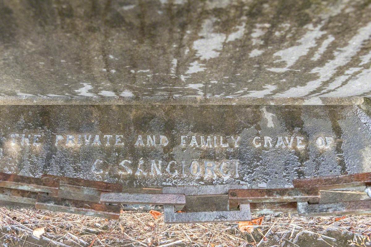 Tomb of Barbe Maria Theresa Sangiorgi (1834–1893)