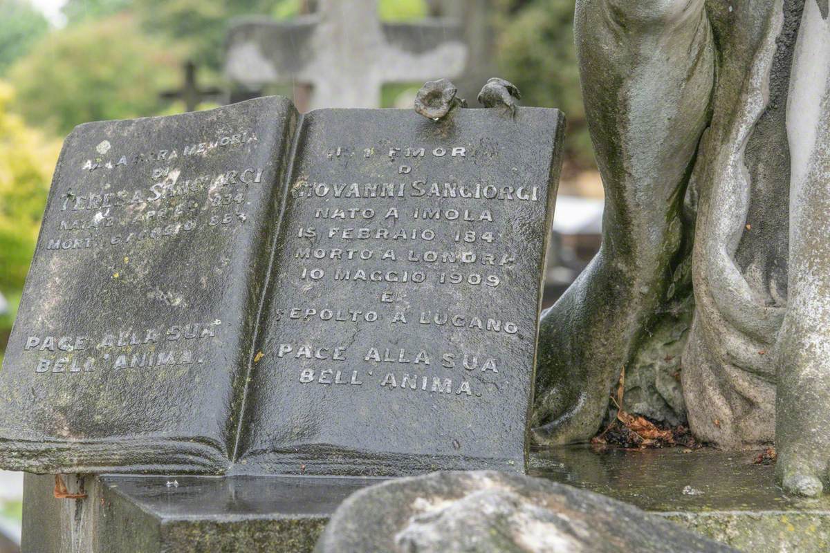 Tomb of Barbe Maria Theresa Sangiorgi (1834–1893)