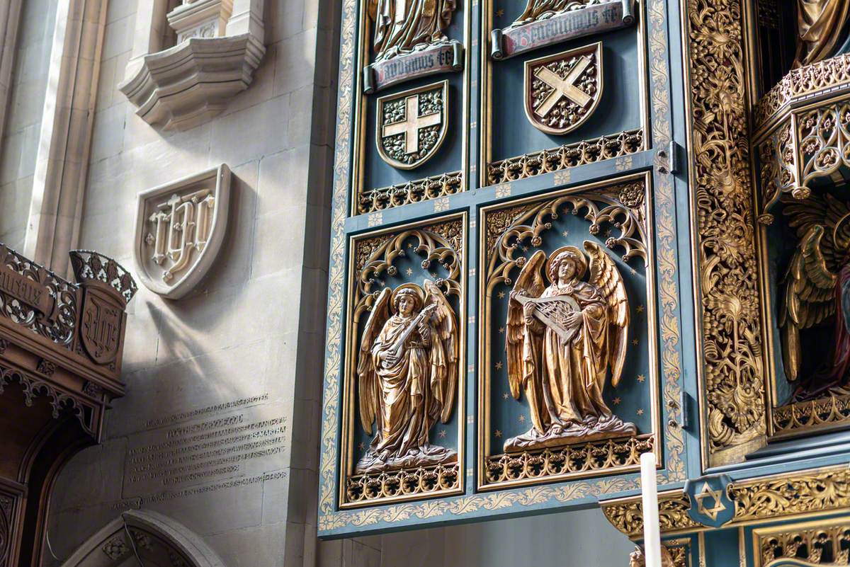 Reredos, Altar and Pulpit